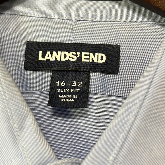 Land’s End Men’s Dress Shirt - Picture 2 of 7